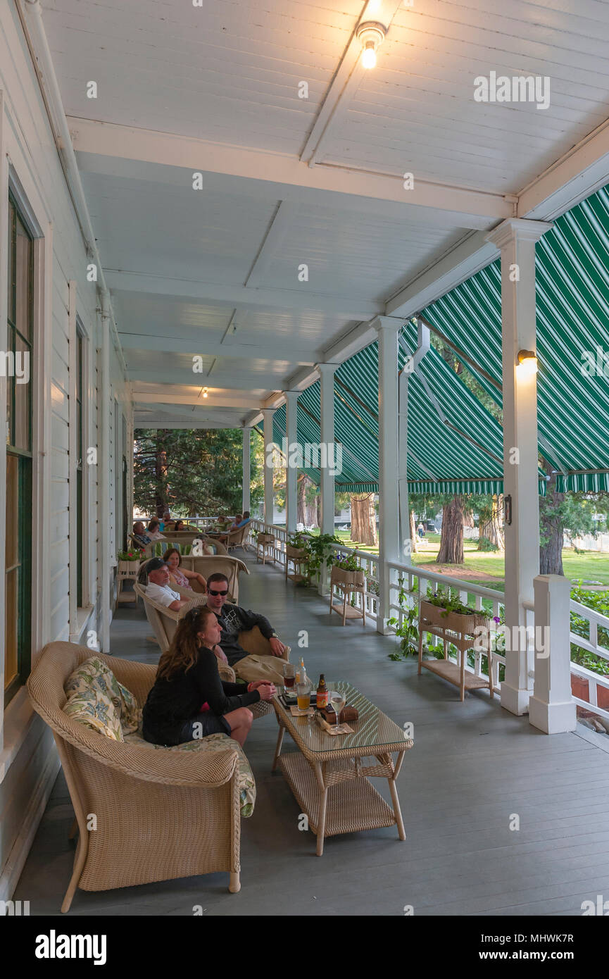 Big Trees Lodge formal die Wawona Hotel, Yosemite National Park, CA, USA Stockfoto