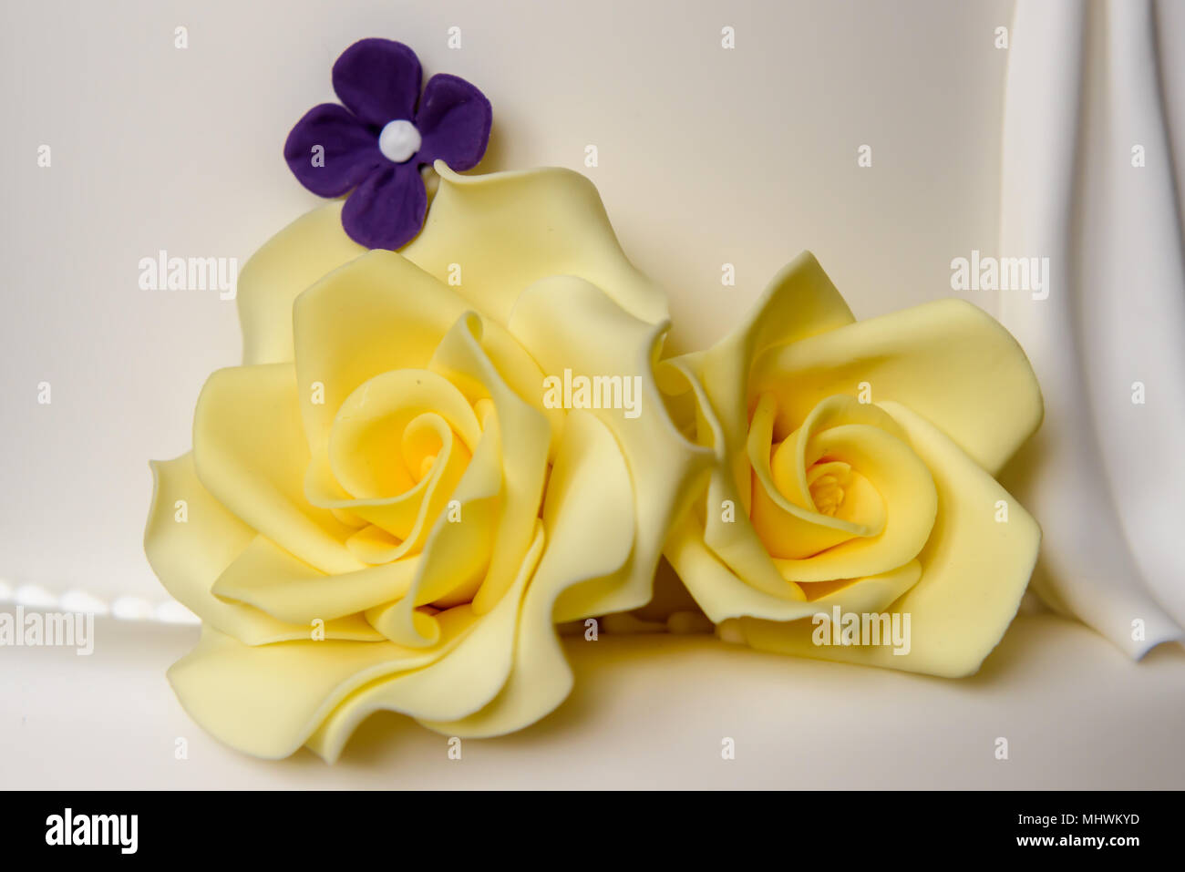 Star Wars themed Hochzeit Kuchen Stockfoto