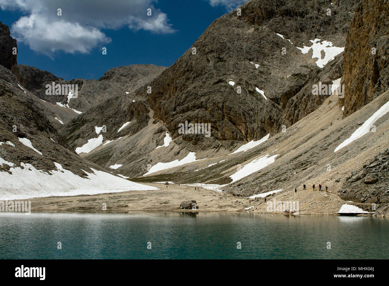 Alpi - Dolomiti Stockfoto