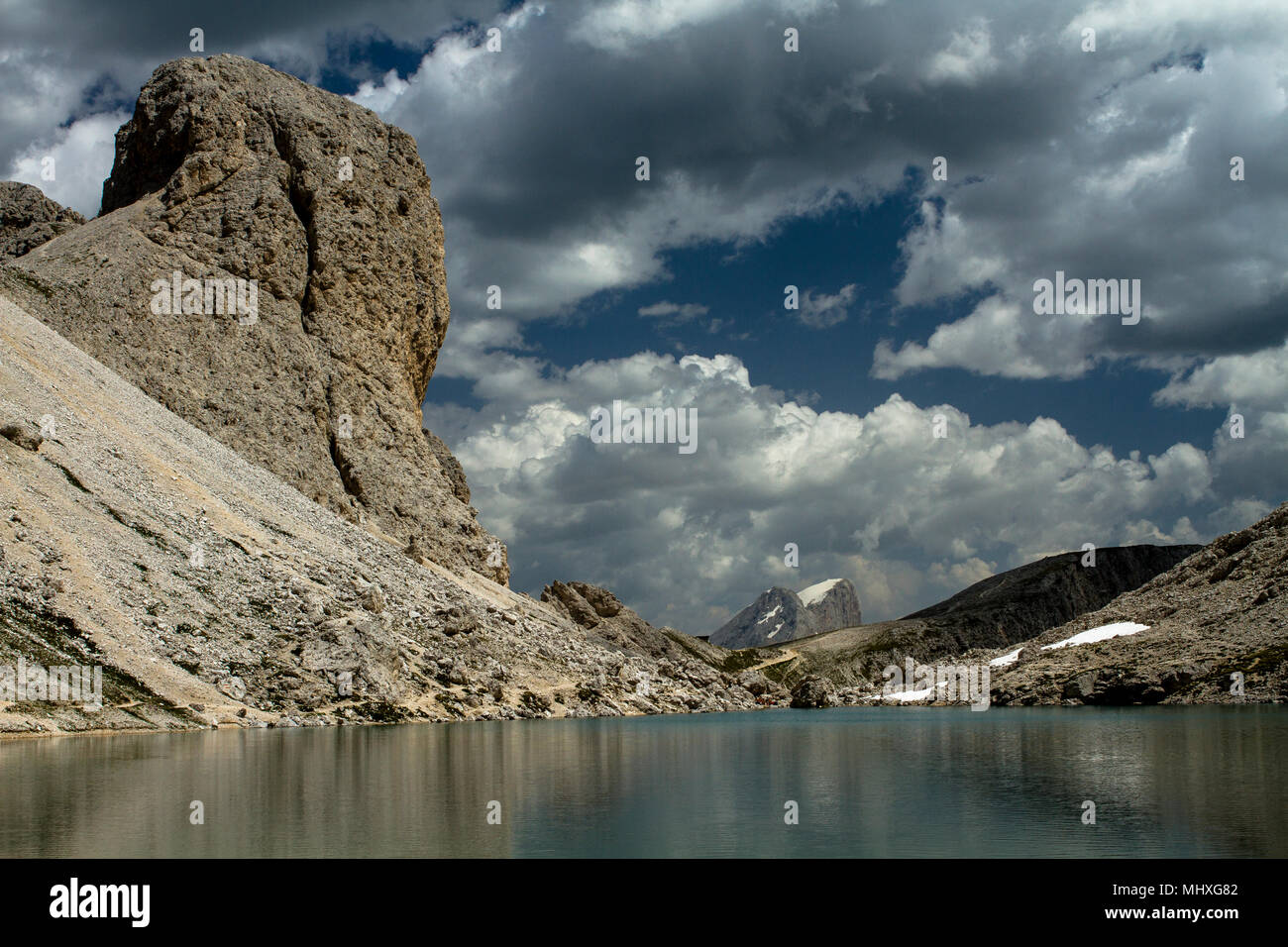 Alpi - Dolomiti Stockfoto