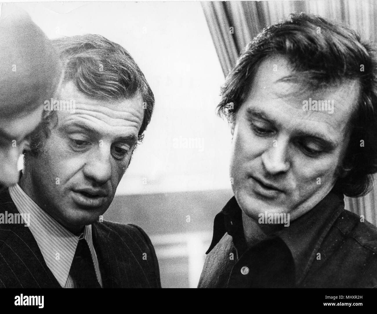 Jean Paul Belmondo, Philippe labro Stockfoto