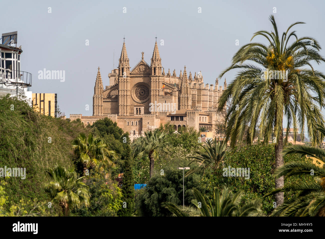 Kathedrale La Seu, Palma de Mallorca, Mallorca, Balearen, Spanien | Kathedrale La Seu, Palma de Mallorca, Mallorca, Balearen, Spanien, Stockfoto