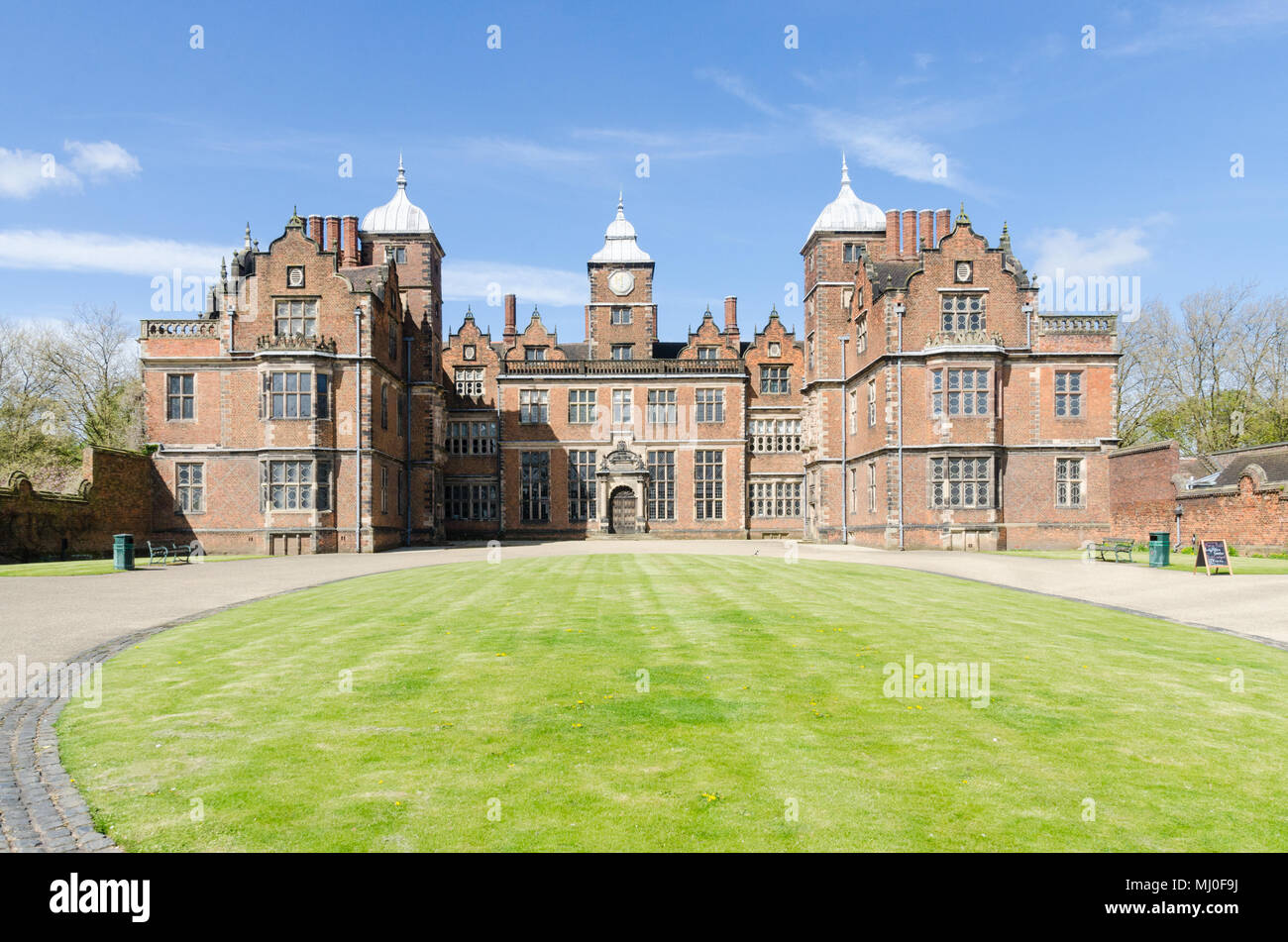 Aston Hall, einem jakobinischen Stil Herrenhaus Besucherattraktion in Aston, Birmingham, Großbritannien Stockfoto