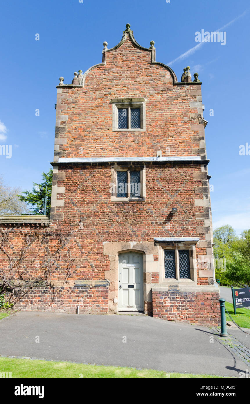 Aston Hall, einem jakobinischen Stil Herrenhaus Besucherattraktion in Aston, Birmingham, Großbritannien Stockfoto