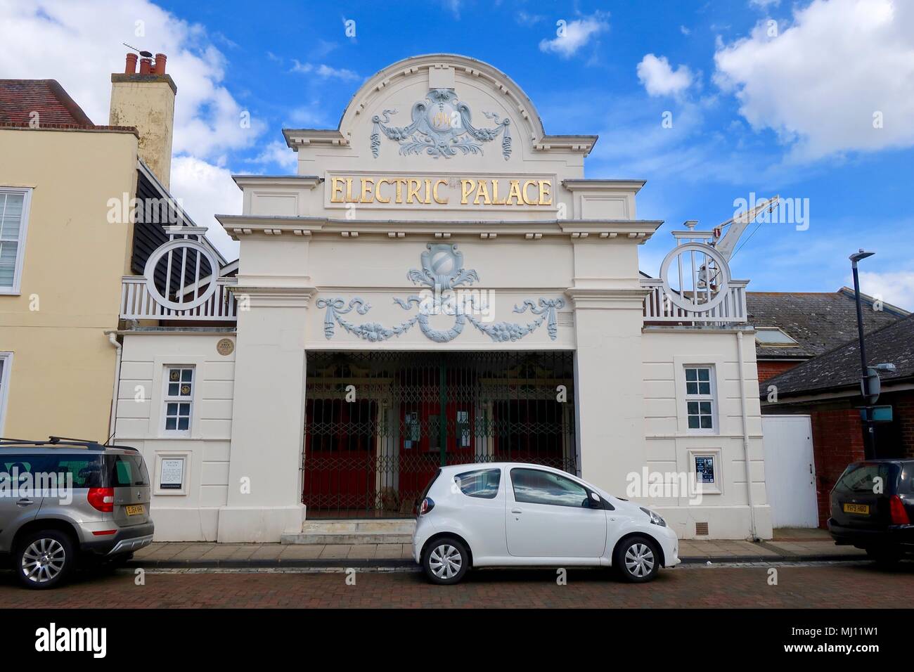 Elektrische Palast Kino in Harwich, Essex, UK. Gebaut 1911. Restauriert und Grad 2 aufgeführt. Stockfoto