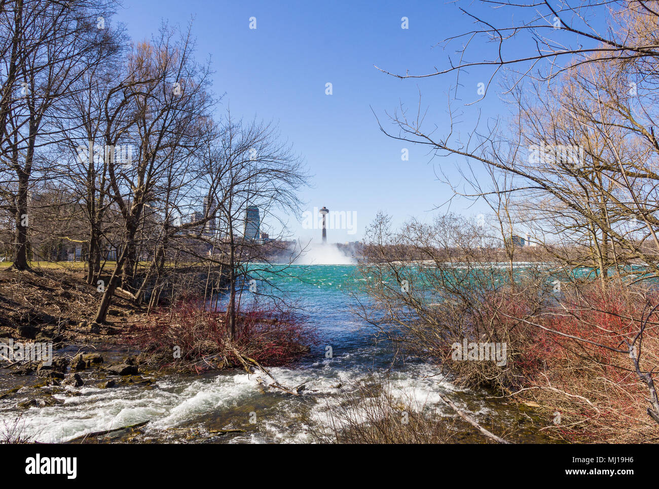 Skylon Tower Scenic Remote View, Niagara Falls Stockfoto