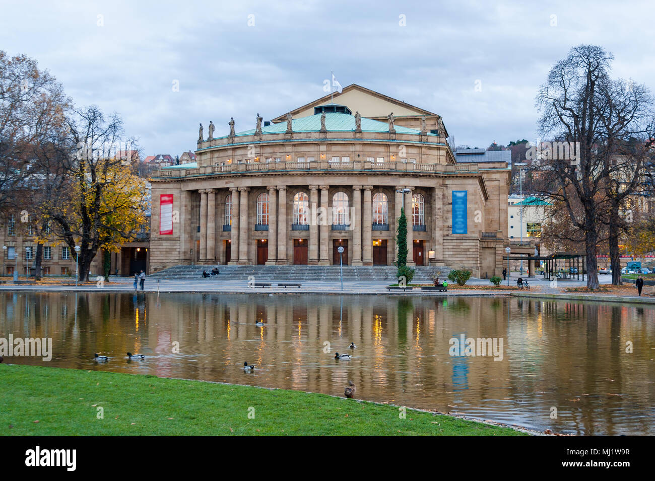 Das Opernhaus der Staatstheater Stuttgart. Deutschland Stockfoto