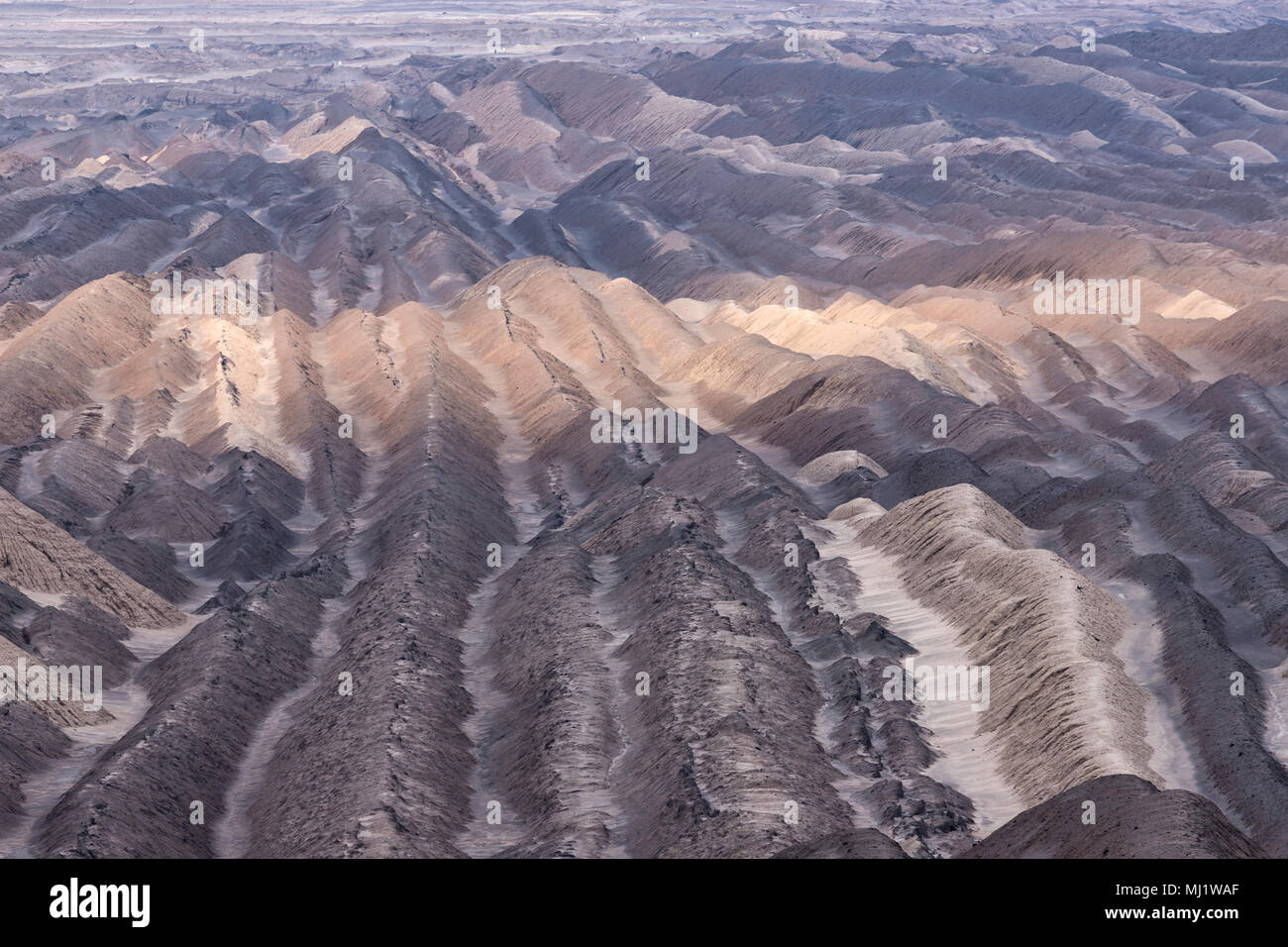 Braunkohle Tagebau in der Lausitz, Deutschland Stockfoto