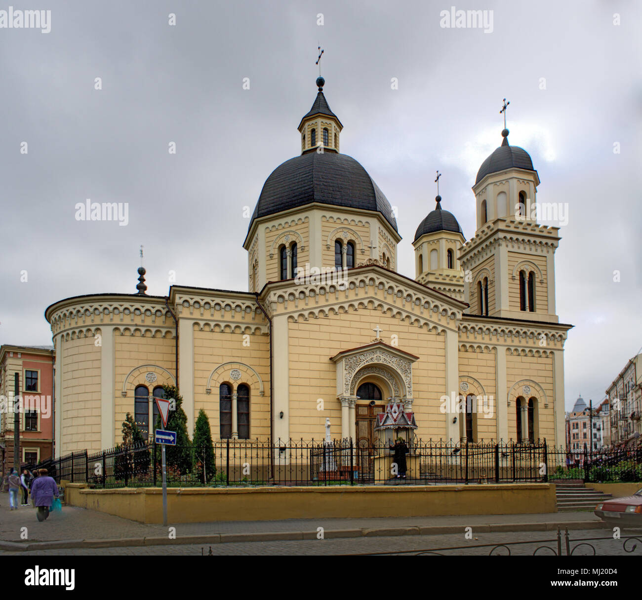 Kirche von Saint Paraskevi. Czernowitz, Ukraine. Gebaut 1860 Jahr Stockfoto