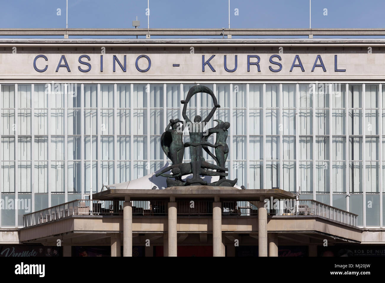 Casino-Kursaal, Seebad Ostende, Belgische Küste, Westflandern, Belgien Stockfoto