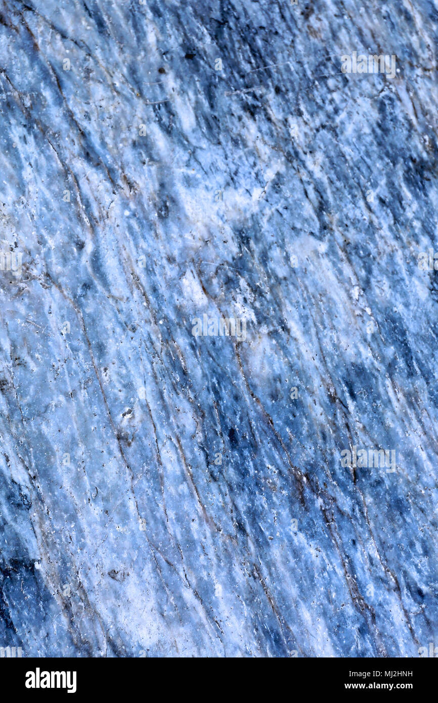 Blau Marmor Stein Textur Hintergrund Stockfoto