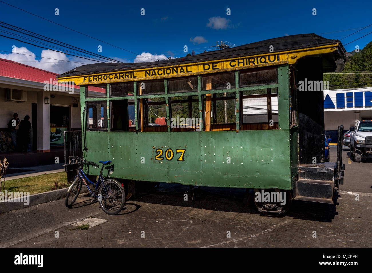 Klassische Bahn Auto, Ferrocarril Nacional de Chiriqui Stockfoto