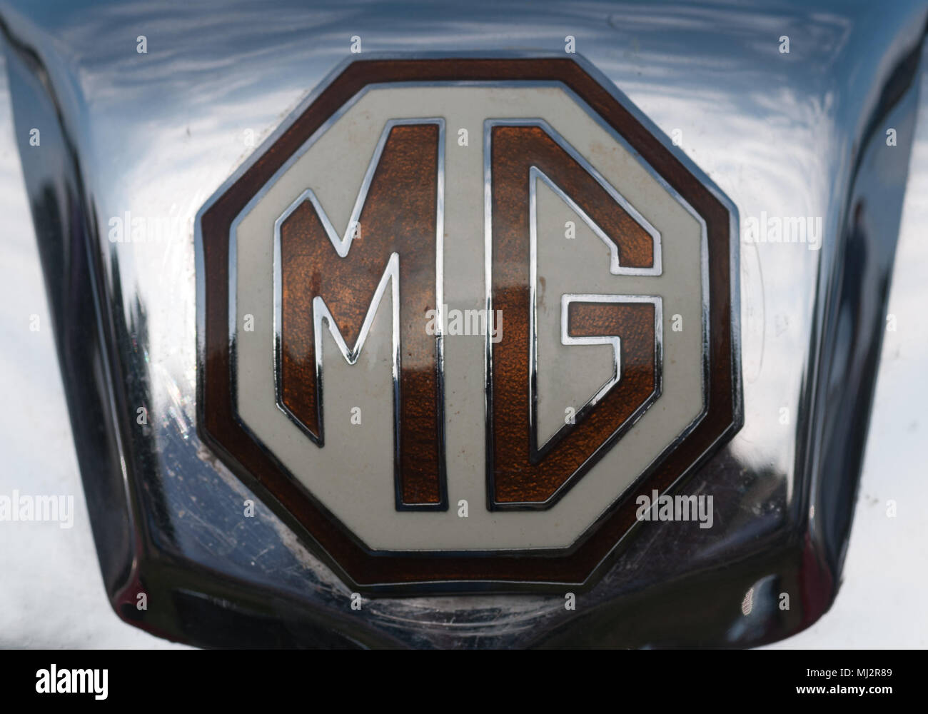 MG Auto Marque Stockfoto