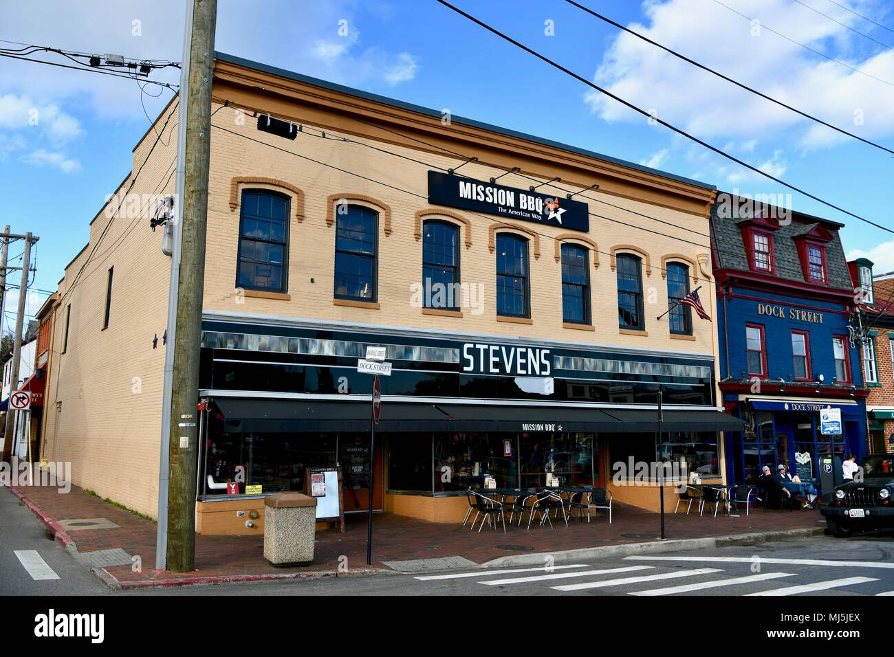 Mission BBQ Restaurant in Annapolis, MD, USA Stockfoto