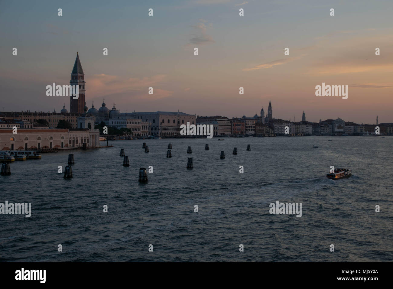 Am frühen Morgen in Venedig, 2017 Stockfoto Am frühen Morgen in Venedig, 2017 Stockfoto