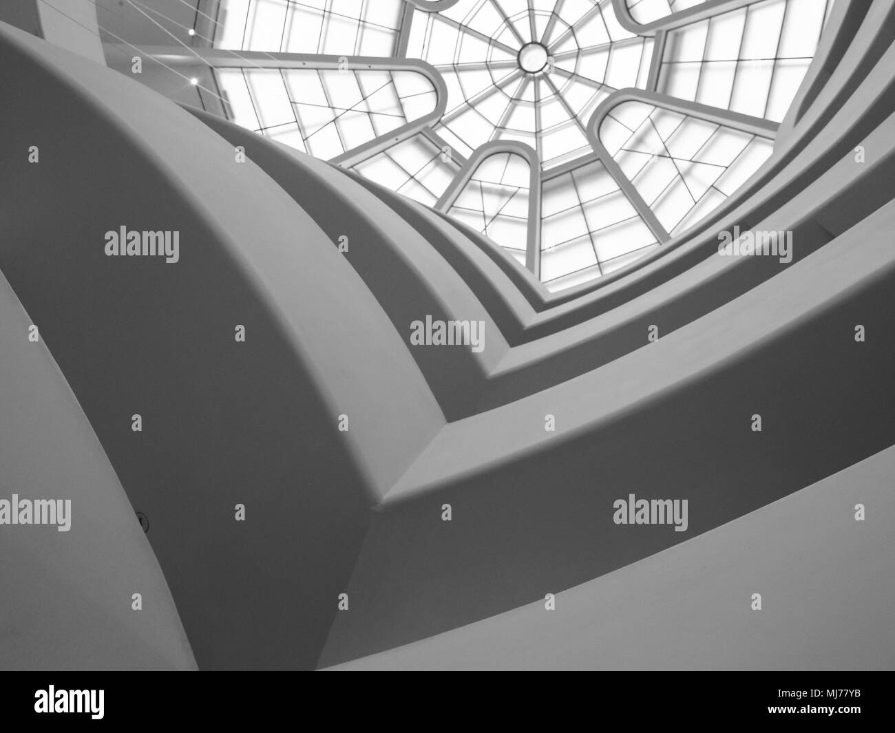 Guggenheim Treppen Stockfoto