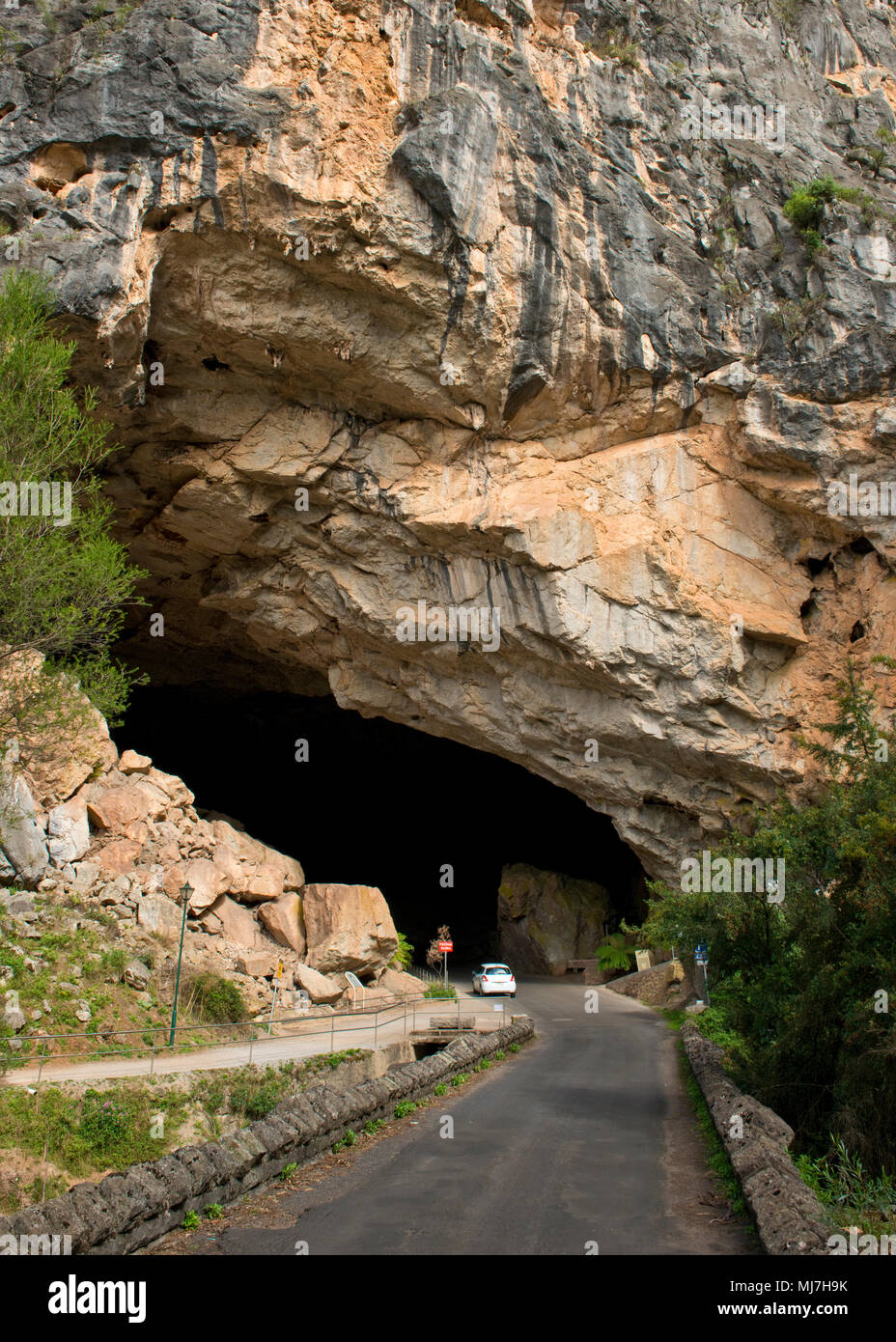 Die Jenolan Höhlen und Tunnels Stockfoto