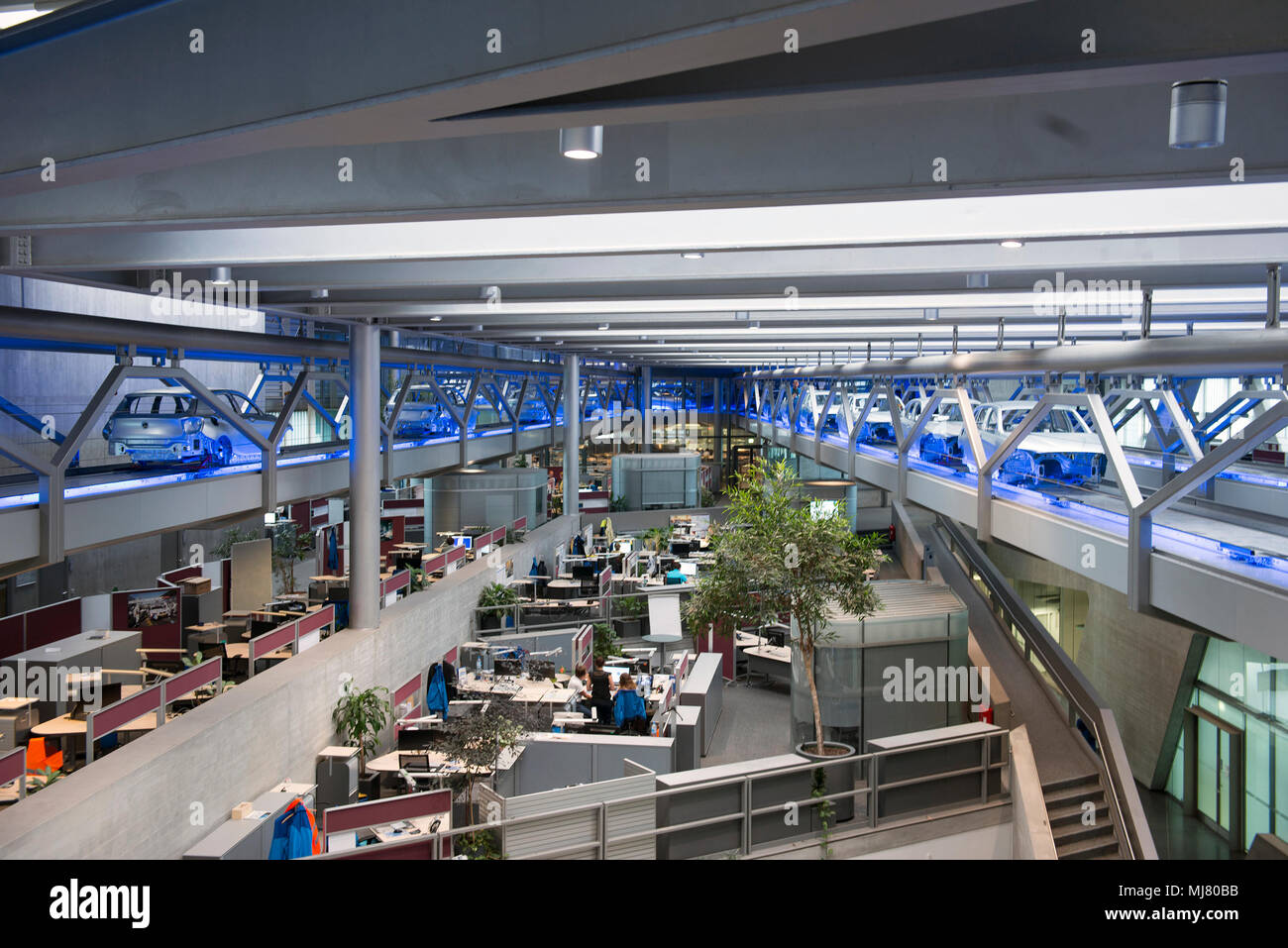 Das Zentralgebäude, BMWWerk in Leipzig Stockfotografie Alamy
