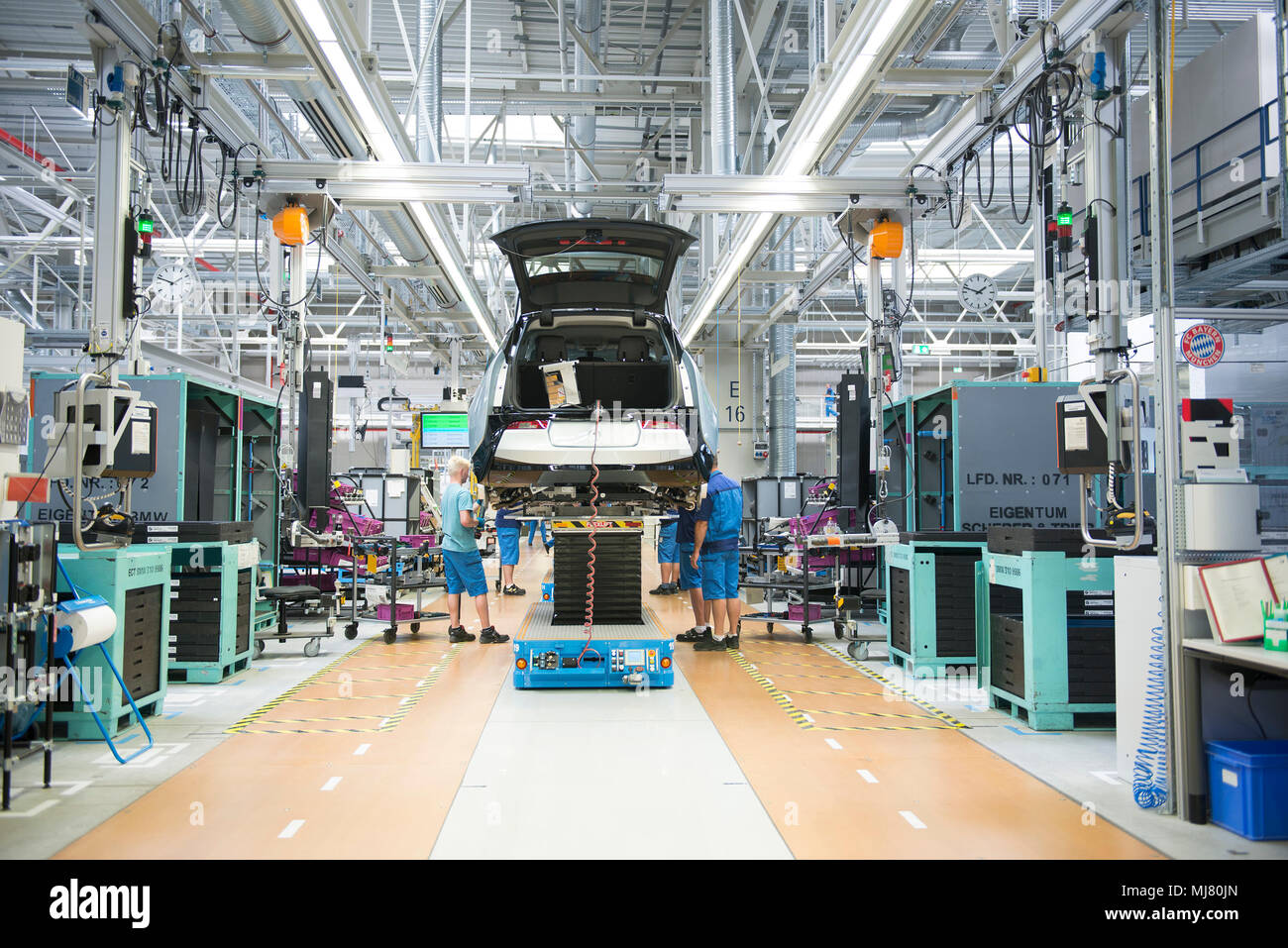 BMW GROUP WERK, Leipzig Stockfoto