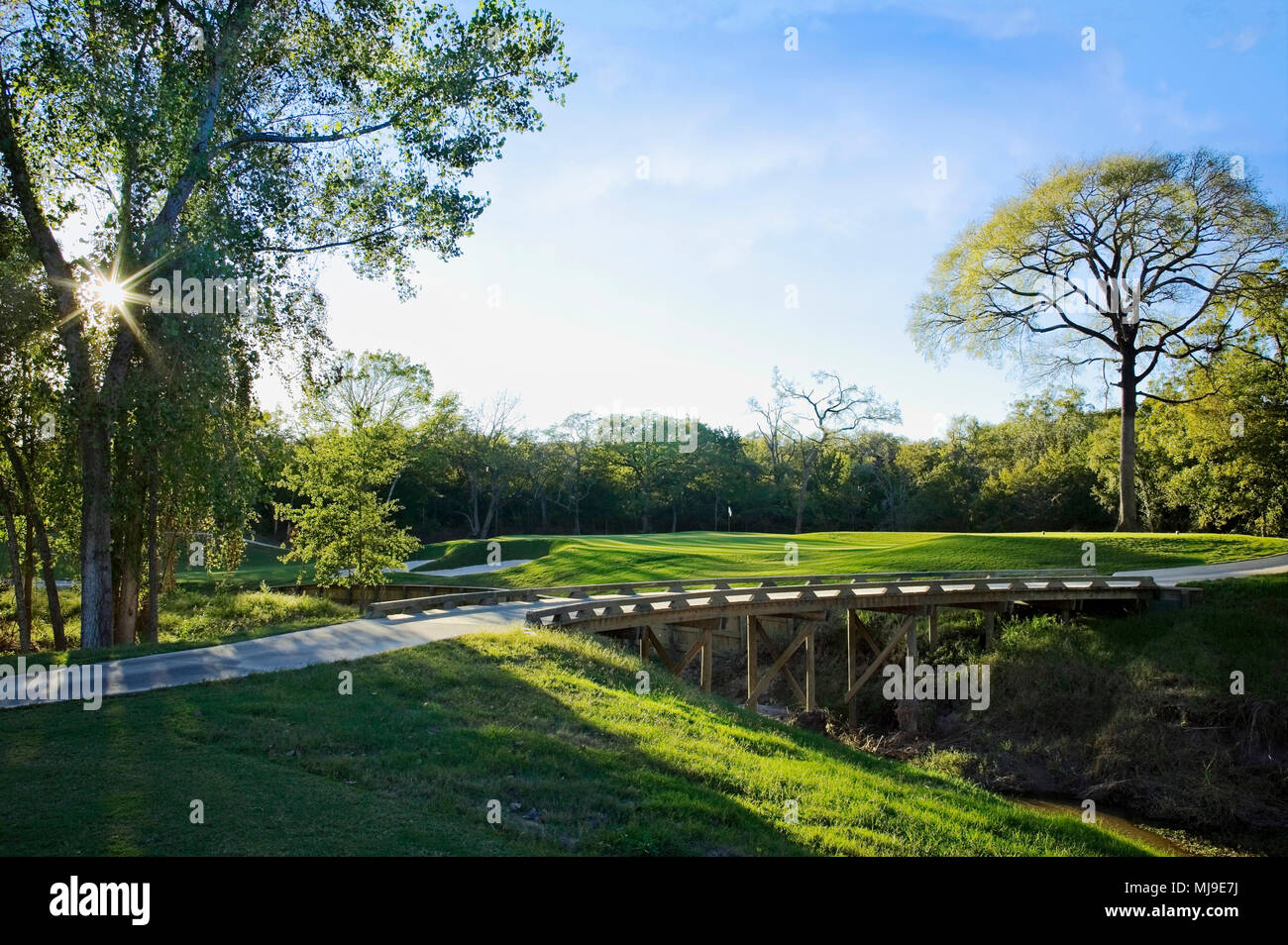 Die traditionen Kurs Nr. 5 an der Texas A&M von Jack Nicklaus entworfen. College Station, Texas. Stockfoto