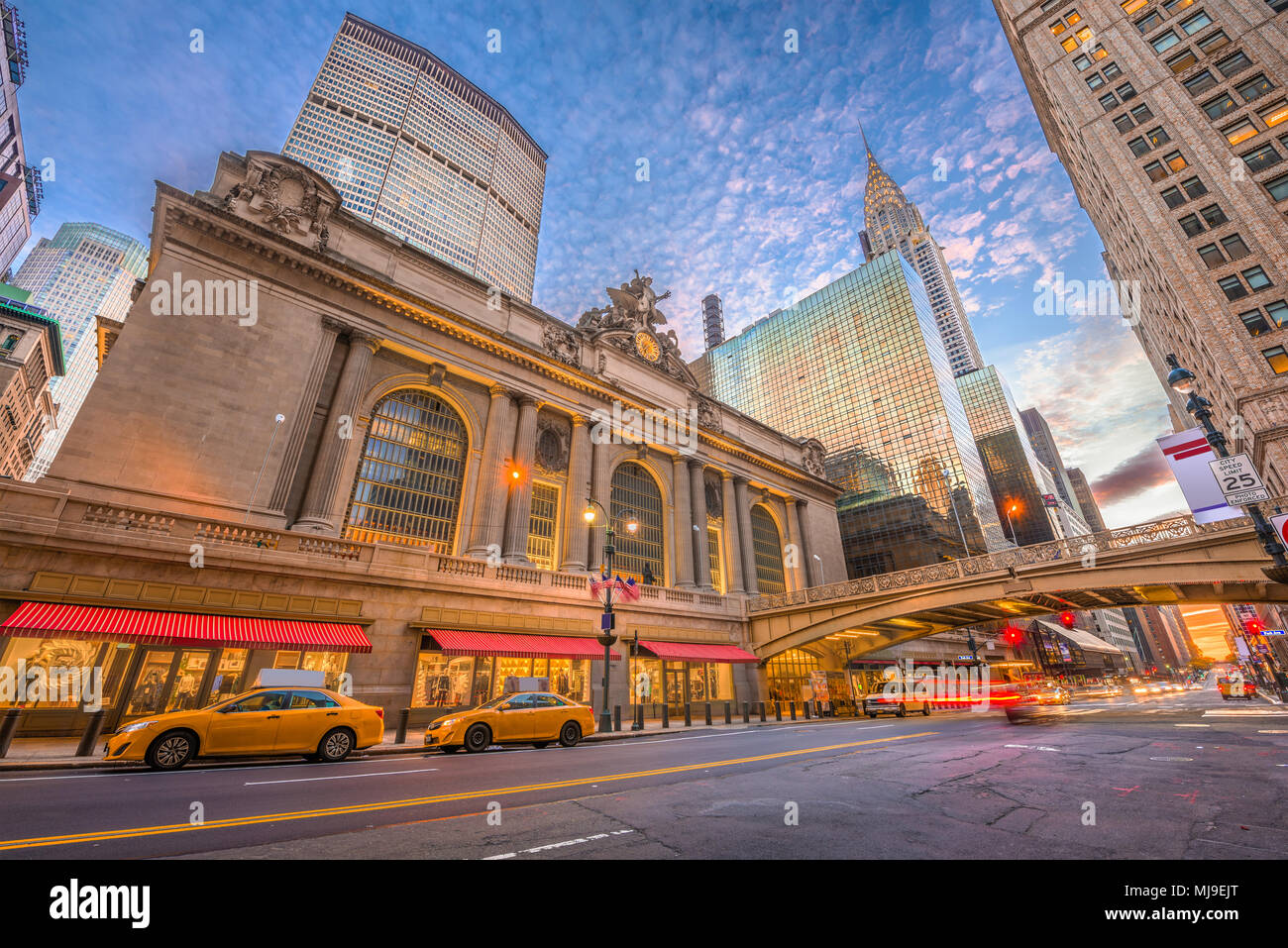 New York, New York, USA am Grand Central Terminal in Midtown Manhattan am Morgen. Stockfoto