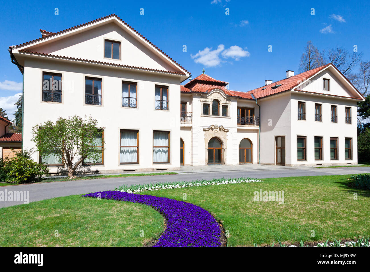 Prezidentu Domecek (Residence), 1938-1989 Kralovska zahrada (UNESCO), Praha, Ceska Republika offizielle Residenz des Präsidenten in 1938-1989 Stockfoto