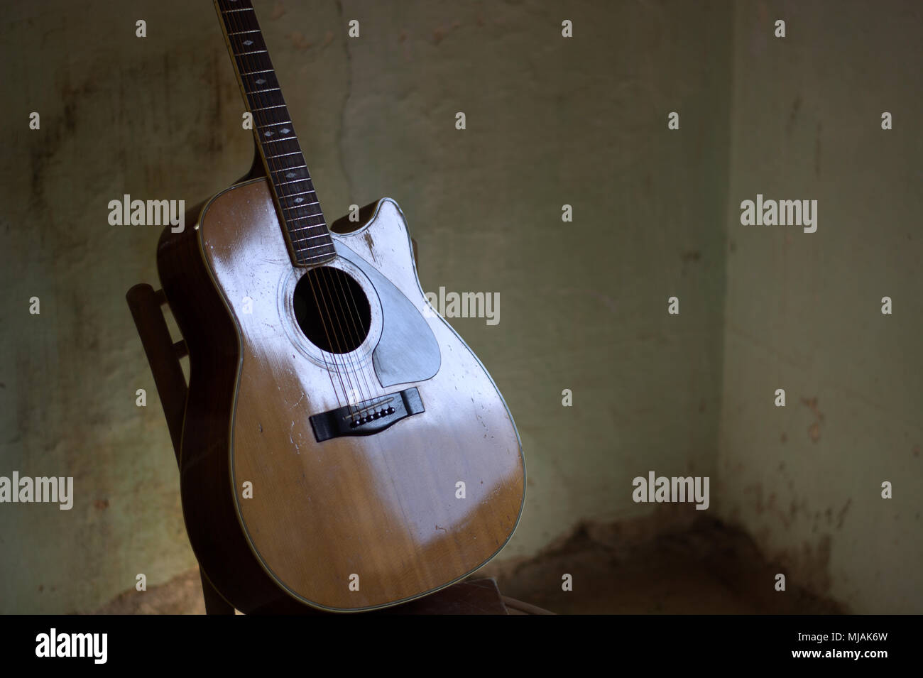 Musik hat uns immer jeden Tag unseres Lebens begleitet Stockfoto