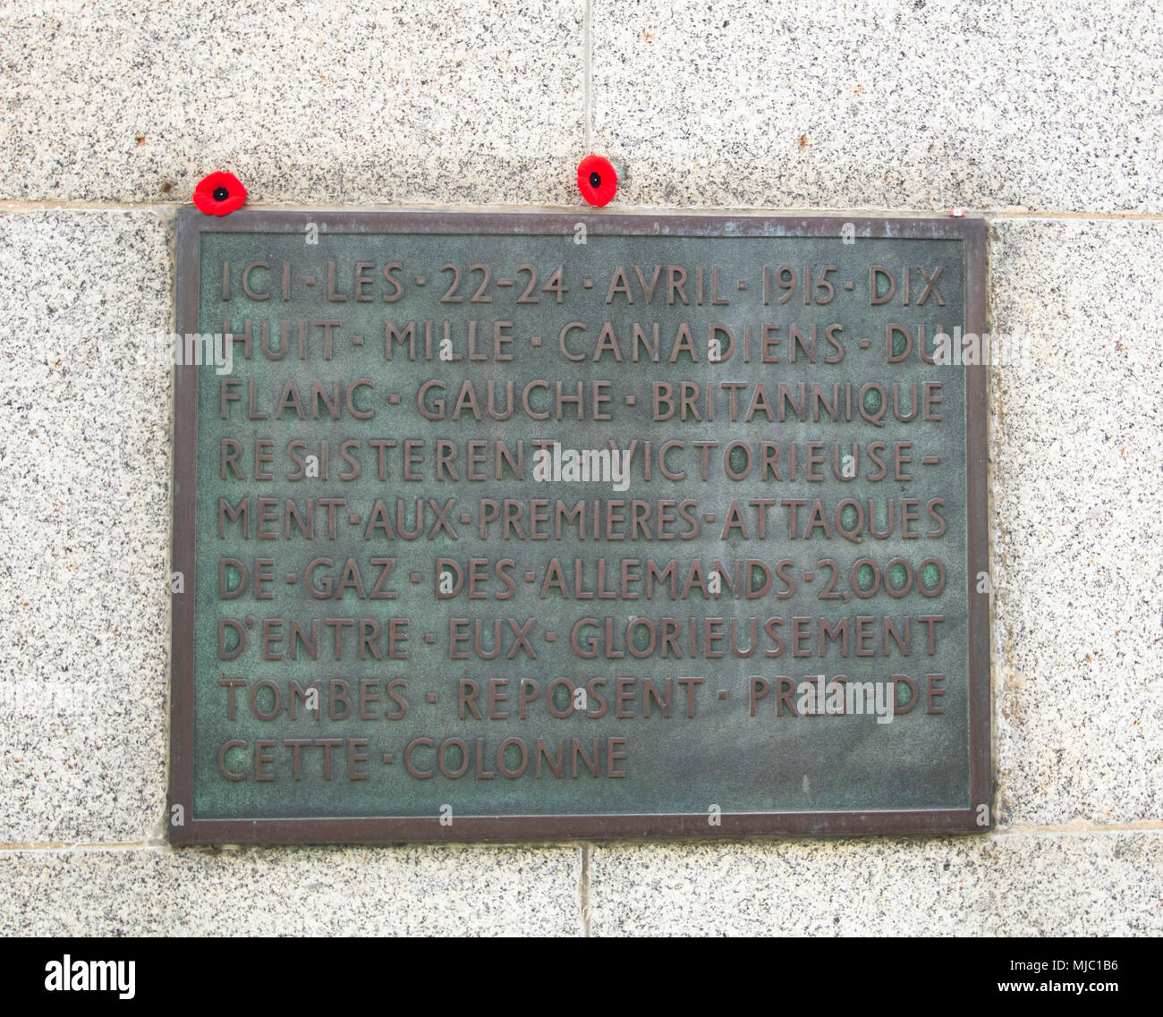 Anzac Day Vorbereitungen, die Menin-tor Belgien Stockfoto