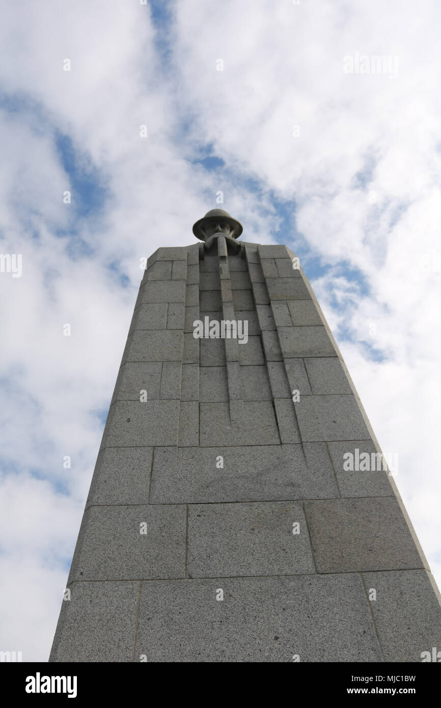 Anzac Day Vorbereitungen, die Menin-tor Belgien Stockfoto