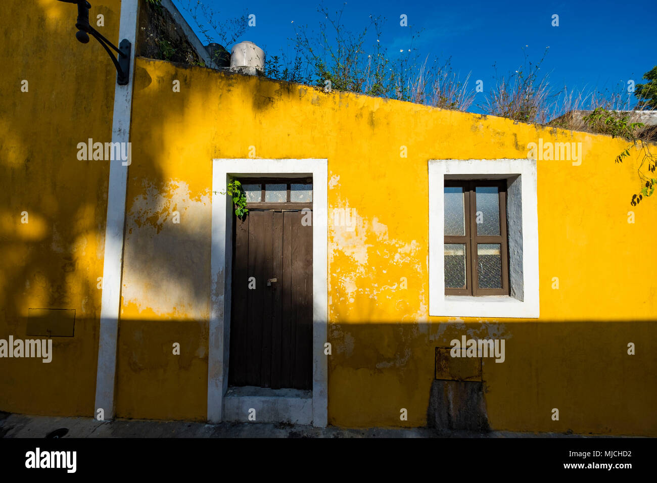 Izamal, der gelbe kolonialen Yucatan, Mexiko Stockfoto