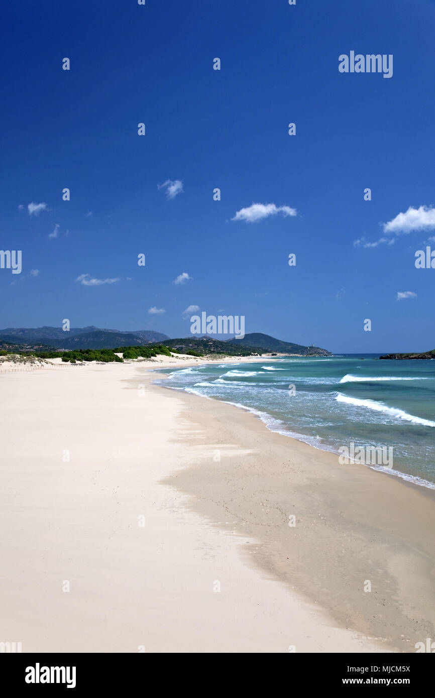 Italien, Sardinien, Südsardinien, Südküste, Chia, Baia Chia, Costa del Sud, Stockfoto