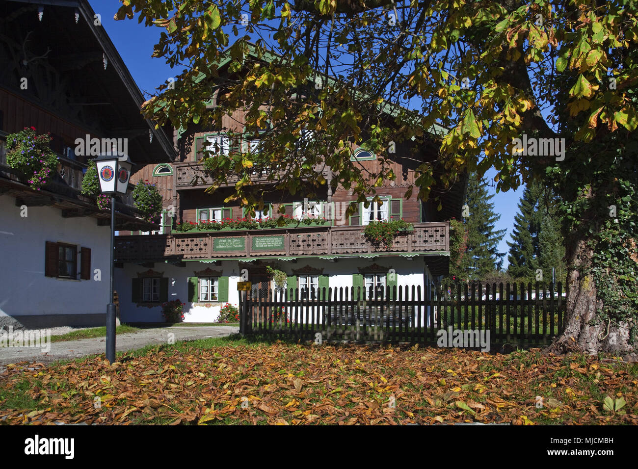 Haus In Kochel Am See Oberbayern Bayern Deutschland Stockfoto