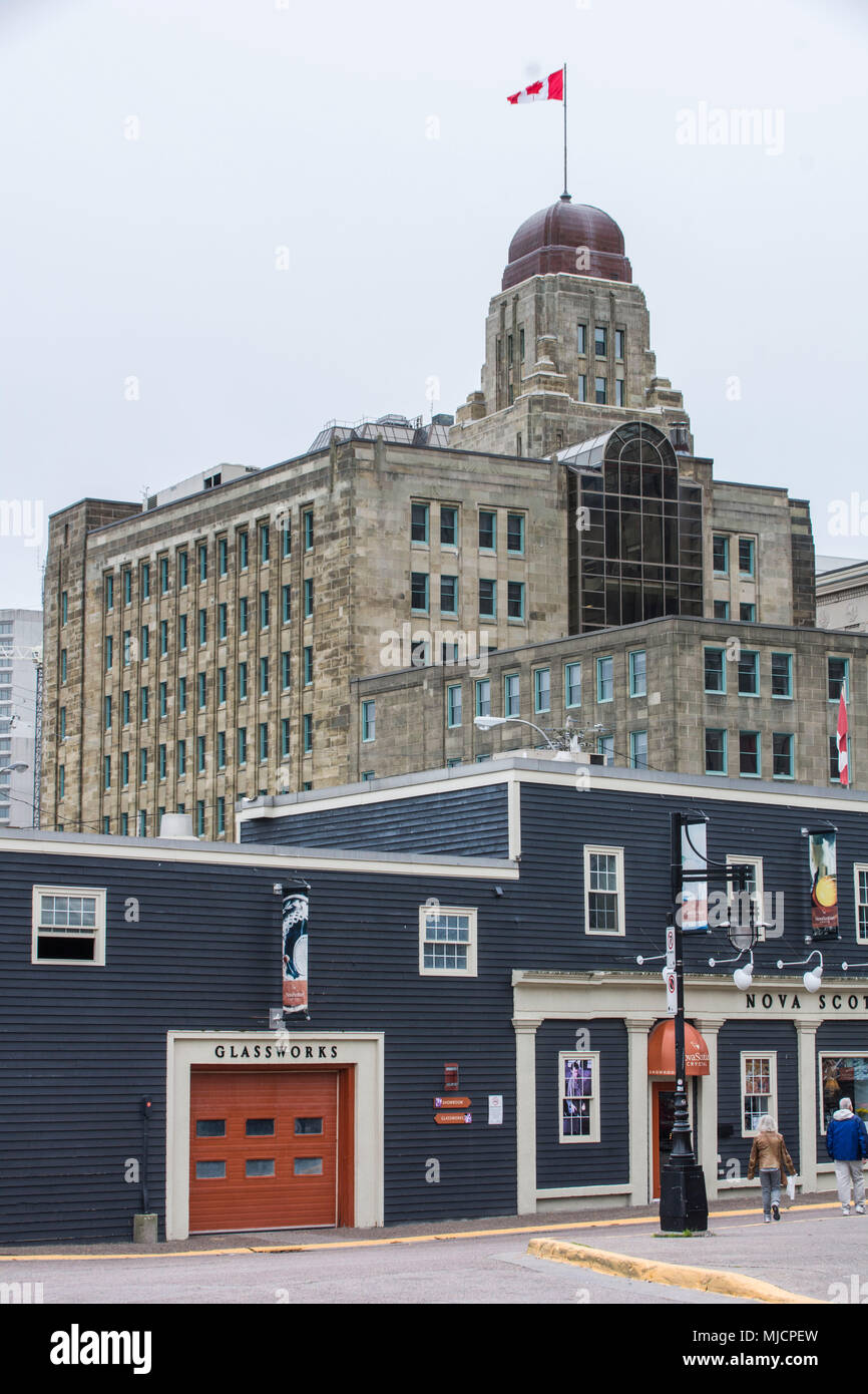 Waterfront von Halifax in Kanada Stockfoto