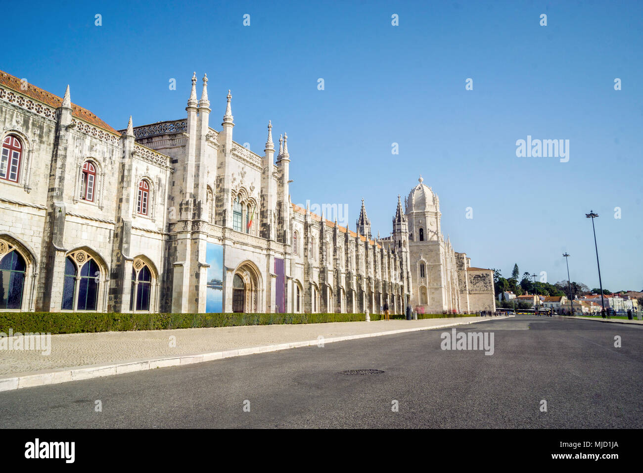 Das Hieronymus-kloster oder Hieronymites Kloster in Belem, Lissabon, Portugal Stockfoto