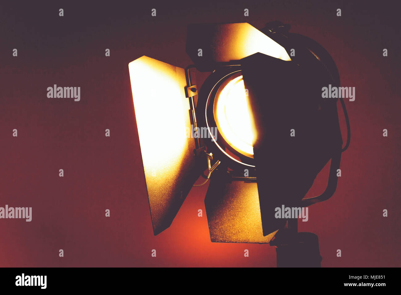 Farben auf der Bühne, Licht und Technik zeigen, Stockfoto