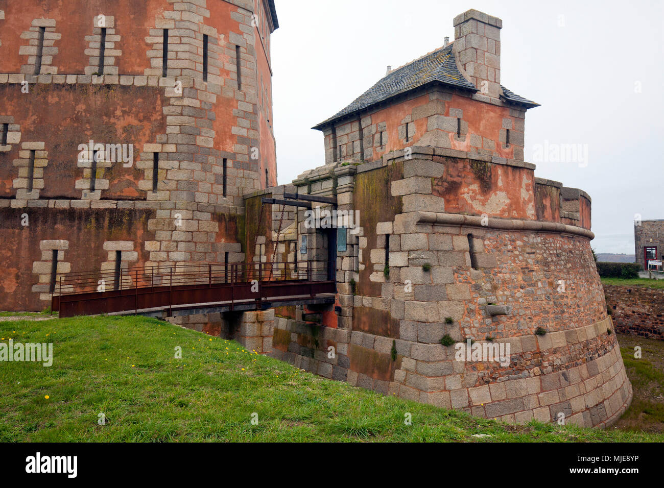 UNESCO-Weltkulturerbe Tour Vauban/Vauban Turm in Camaret-sur-Mer Stockfoto