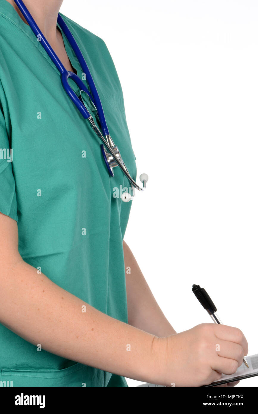 Doctor taking notes Stockfoto