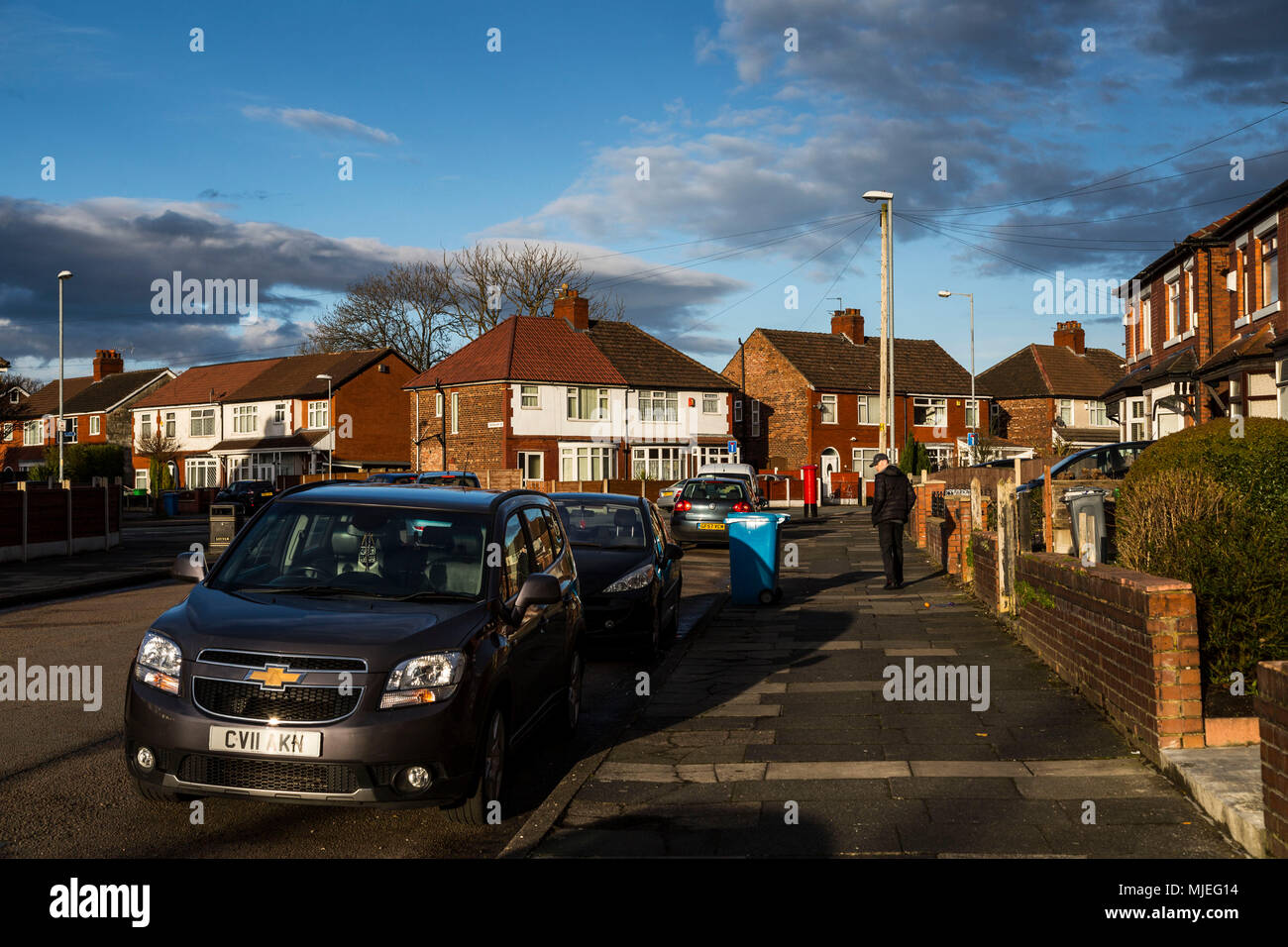 Europa, England, Großbritannien, Manchester, street scene Stockfoto