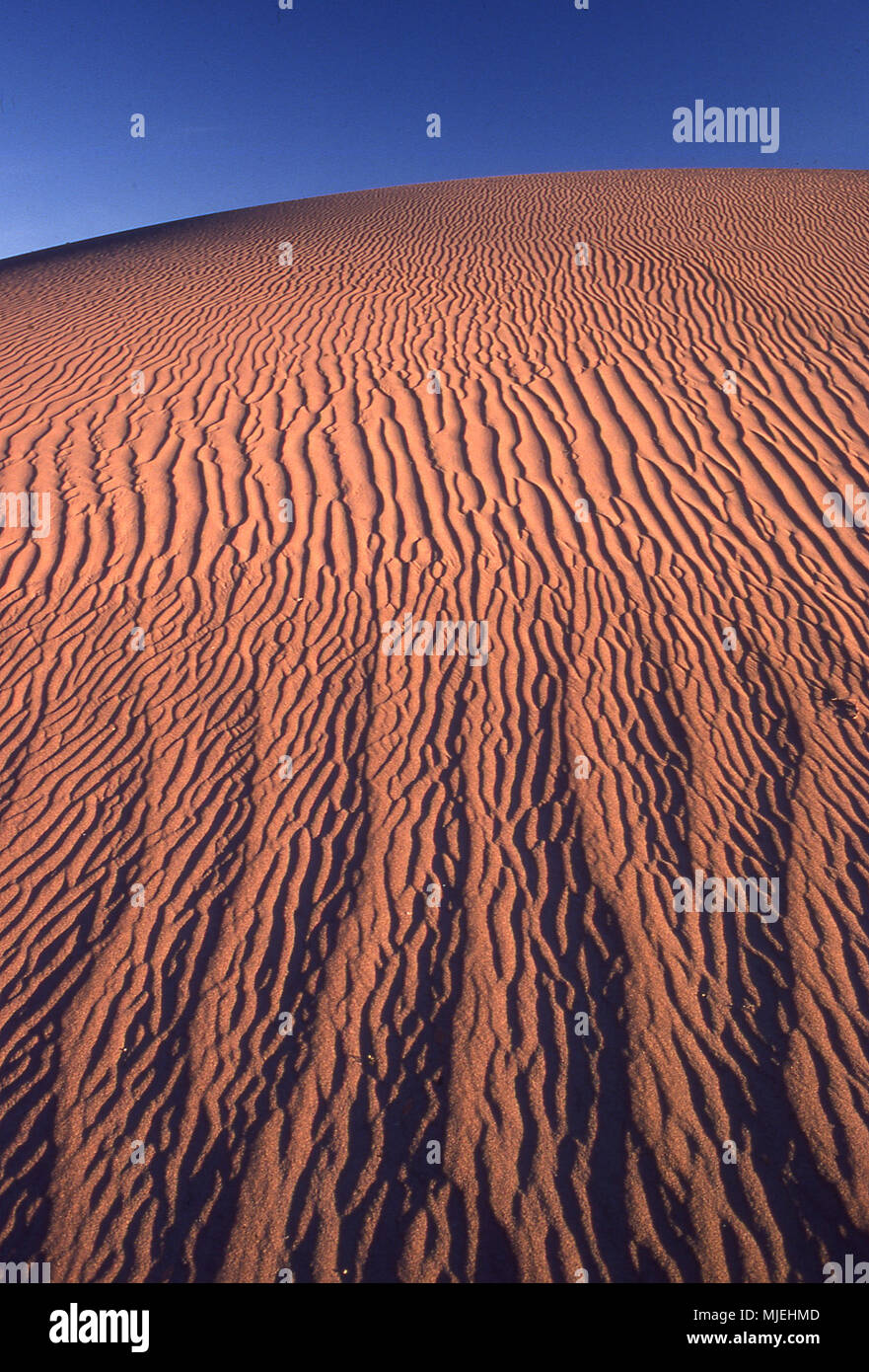 Sanddünen im Death Valley Caifornia Stockfoto