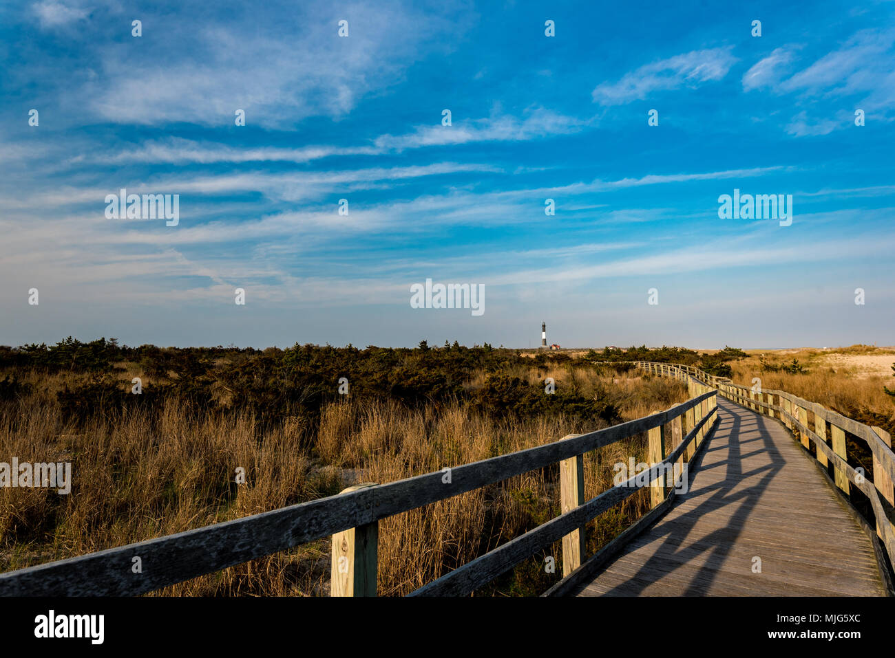 Fire Island Lighthouse, Robert Moses State Park, New York, USA Stockfoto