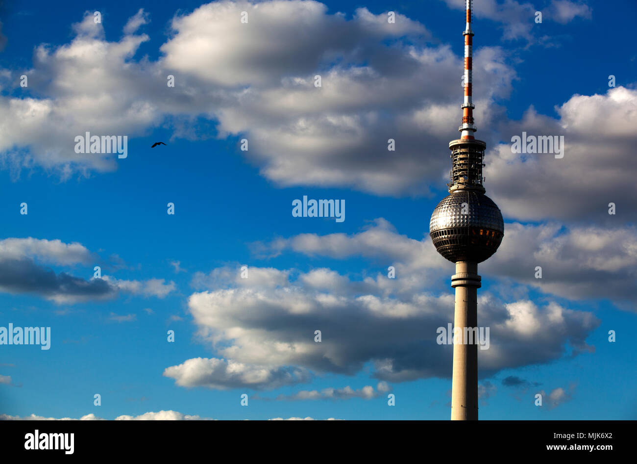 Fernsehturm Alexanderplatz, Berlin, Deutschland. Stockfoto