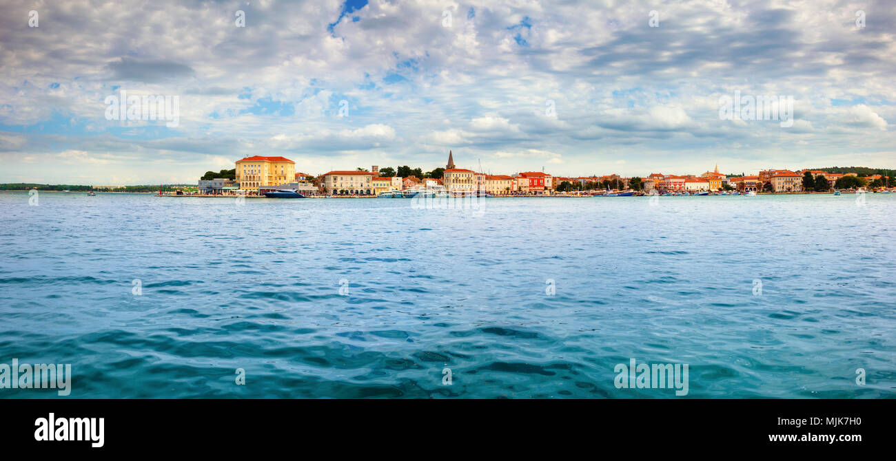 Historische istrischen Stadt Porec, Kroatien Stockfoto