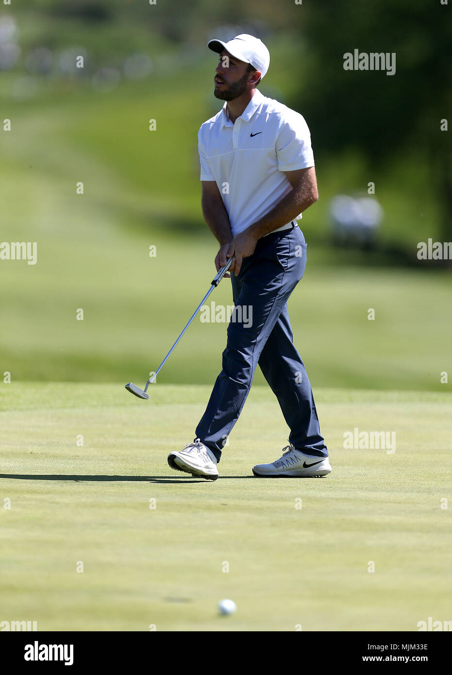 Frankreichs Romain Wattel während des Tages eine der Golf Sixes Turnier in Centurion, Club, St Albans. PRESS ASSOCIATION Foto. Bild Datum: Samstag, 5. Mai 2018. Siehe PA Geschichte Golf Sechsen. Photo Credit: Steven Paston/PA-Kabel. Einschränkungen. Nur für den redaktionellen Gebrauch bestimmt. Keine kommerzielle Nutzung. Stockfoto