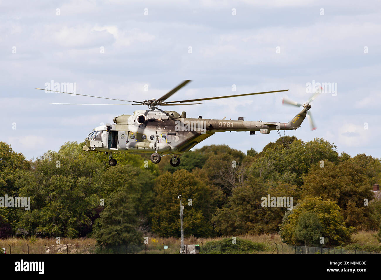 Der tschechischen Luftwaffe Hubschrauber Biggin Hill Airshow Stockfoto
