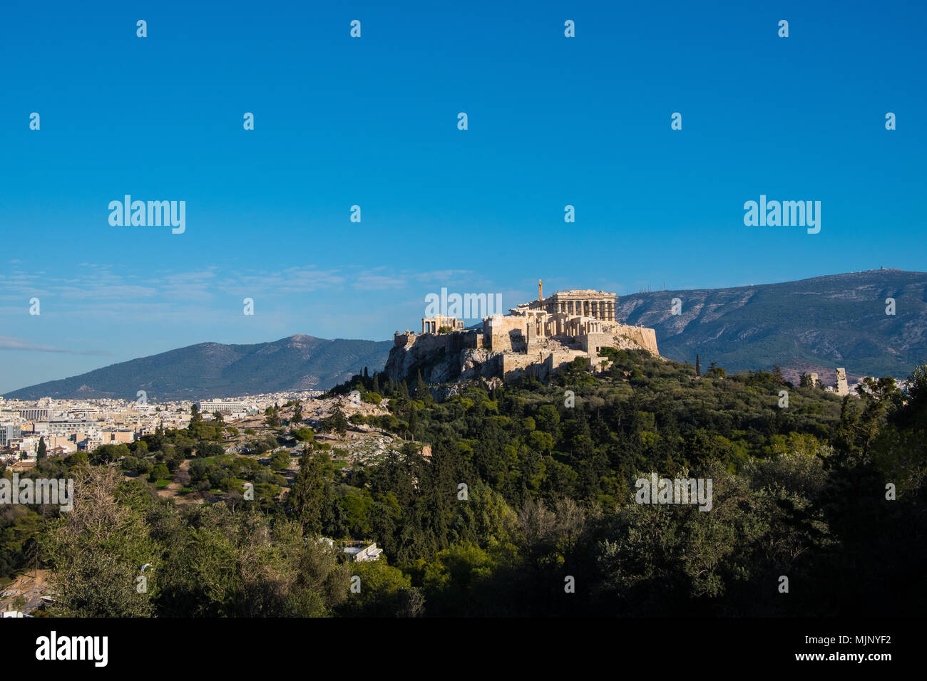 Akropolis in Athen, Griechenland Stockfoto