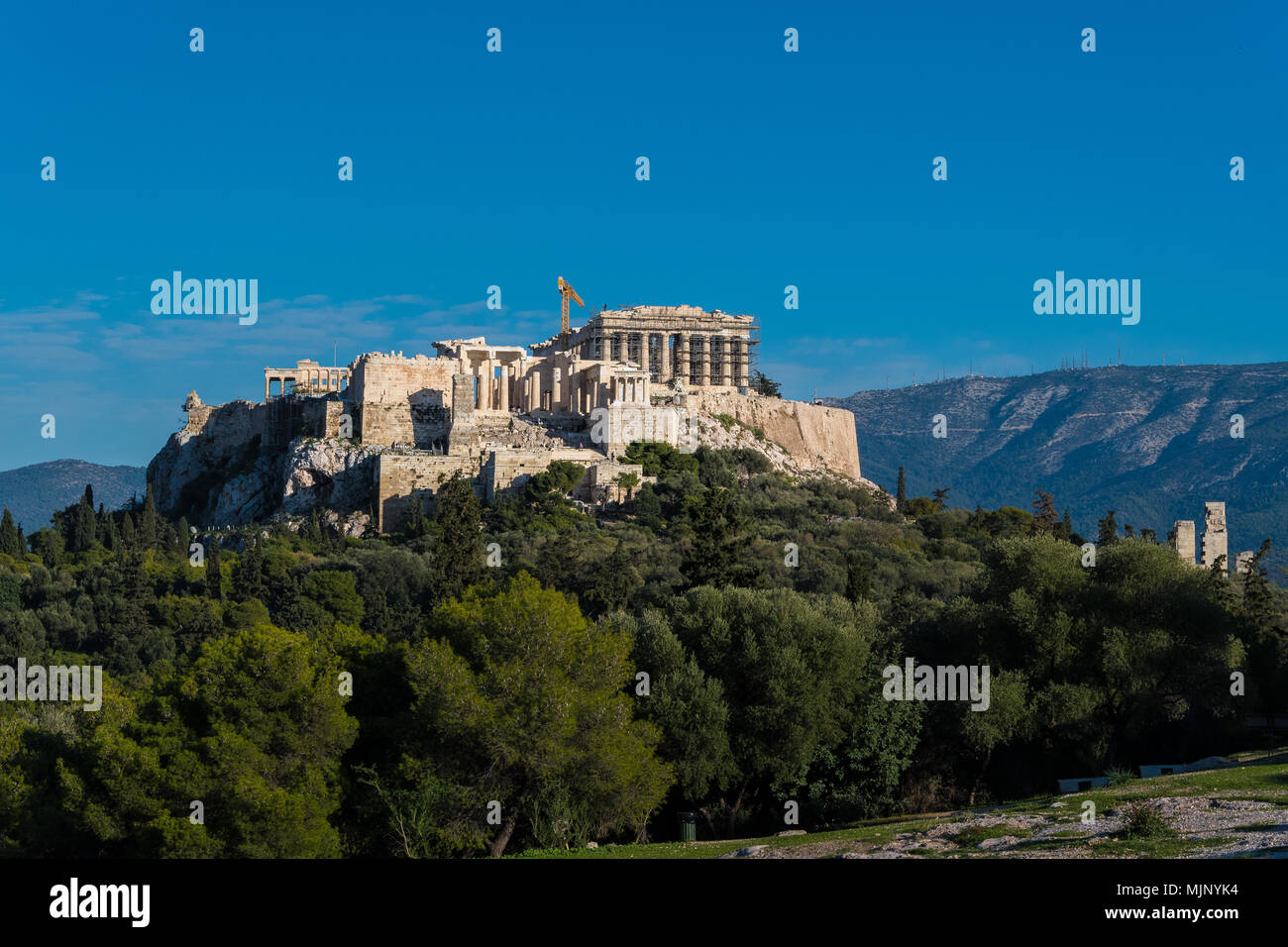 Akropolis in Athen, Griechenland Stockfoto