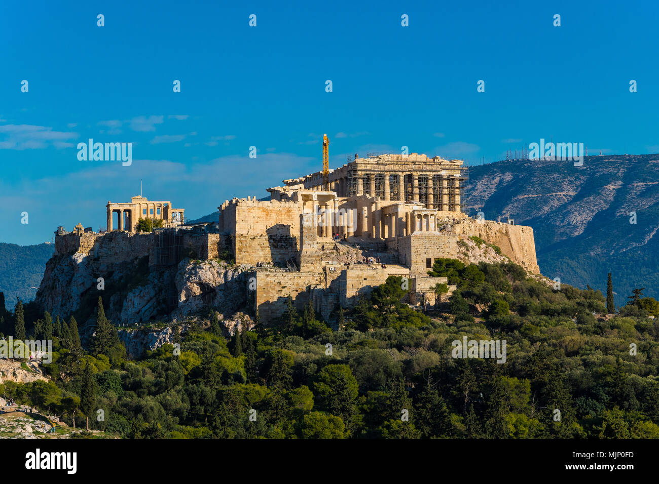 Akropolis in Athen, Griechenland Stockfoto