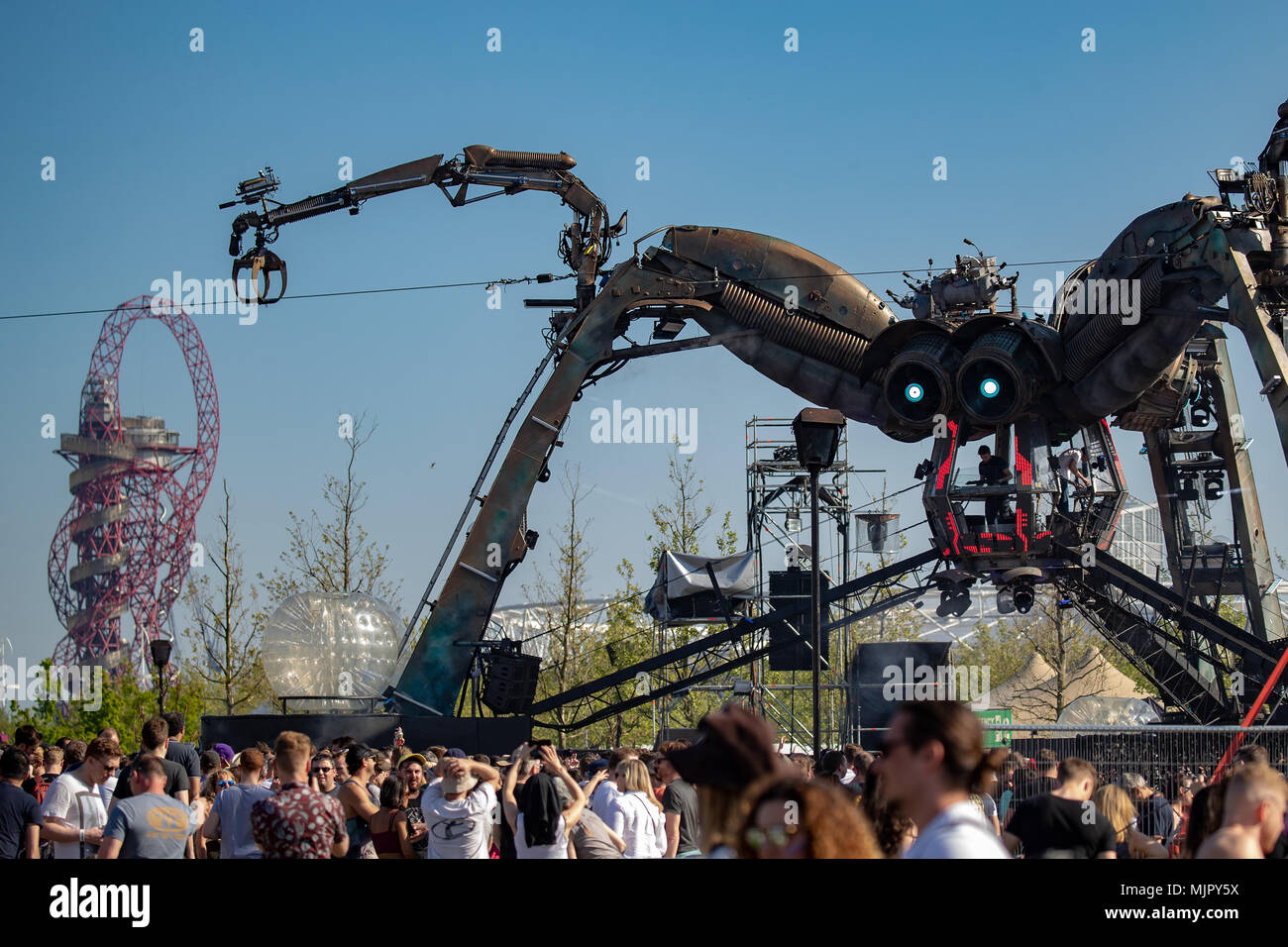 London, England. 5. Mai 2018, Arcadia London 10-Jähriges Festival in der Queen Elizabeth Olympic Park am 5 Mai, 2018, London. England. © Jason Richardson/Alamy leben Nachrichten Stockfoto