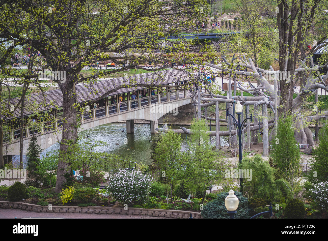 Omaha's Henry Doorly Zoo und Aquarium Stockfoto