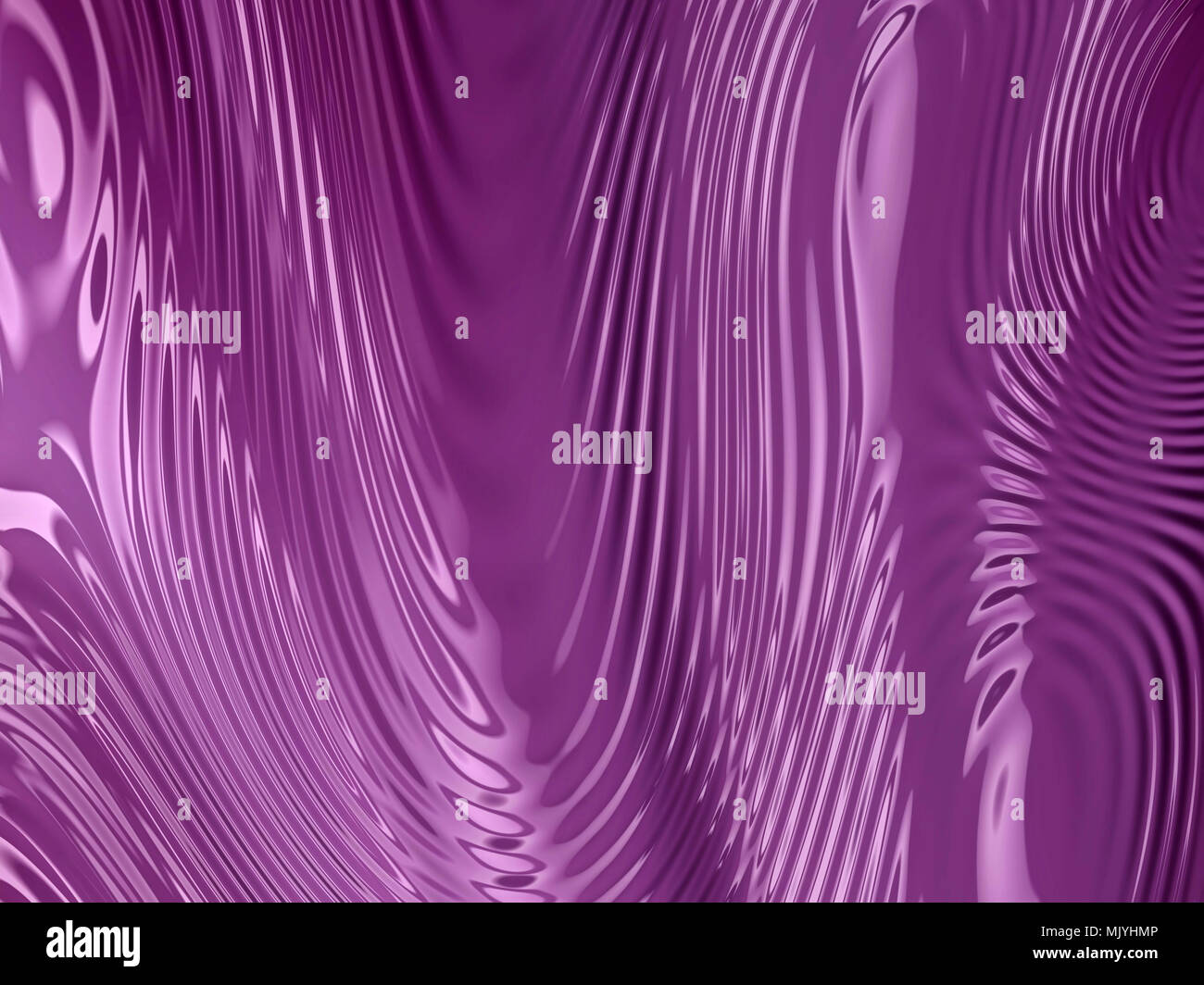 Abstract Pink Fractal-hintergrund mit glatten wellenförmige Muster Stockfoto